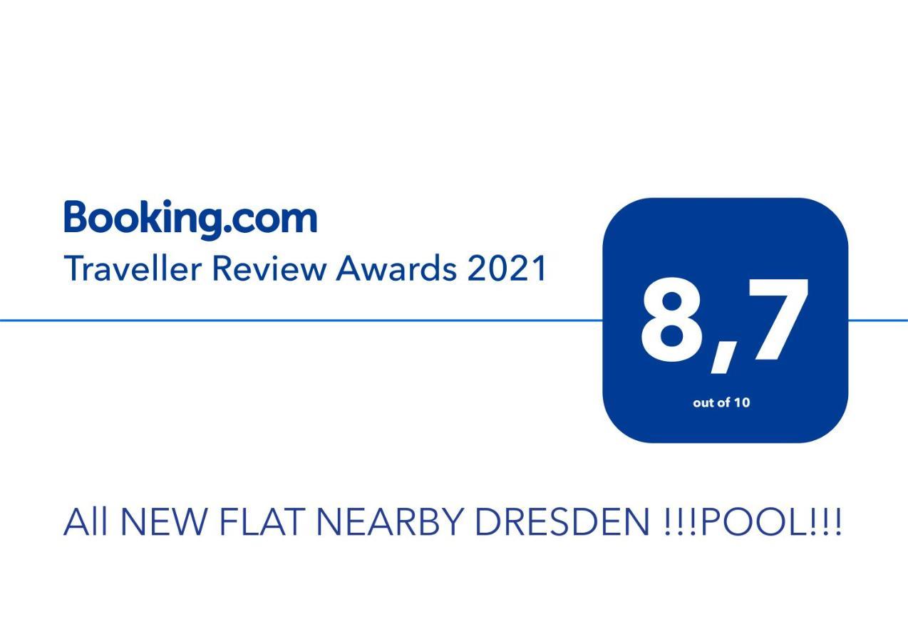 B Our Guest At New Flat Nearby Dresden !!!Pool!!! Apartment Frauendorf  Exterior foto